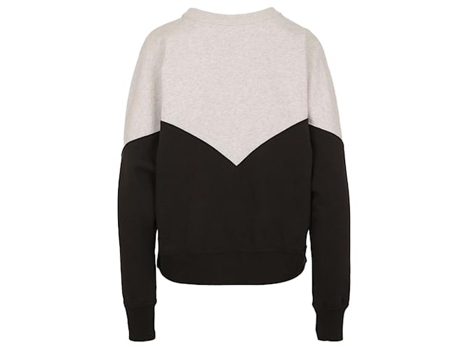 Isabel Marant Sudadera Houston Logo Negro - vista 6