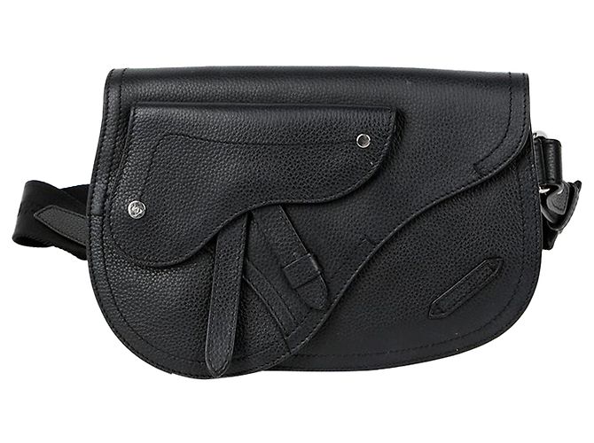 Dior Saddle Messenger Pouch Crossbody Black - view 2