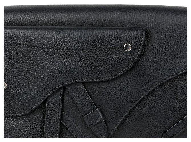 Dior Saddle Messenger Pouch Crossbody Black - view 3