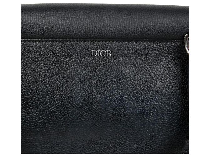 Dior Saddle Messenger Pouch Crossbody Black - view 5