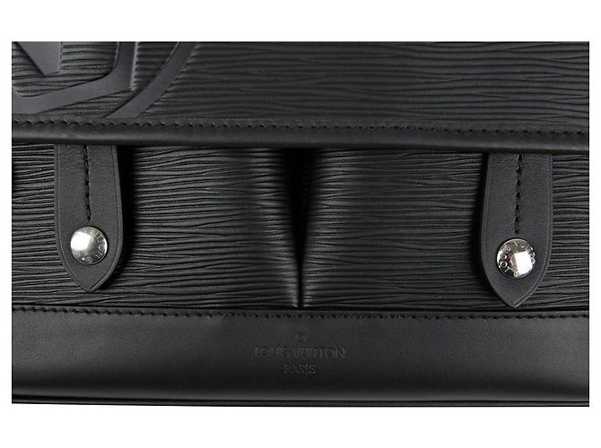 Louis Vuitton Borsa a tracolla e crossbody Downtown Messenger Pm Nero - vista 2