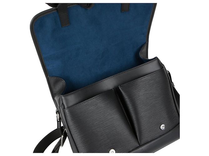 Louis Vuitton Borsa a tracolla e crossbody Downtown Messenger Pm Nero - vista 8