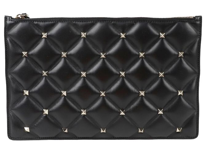 Valentino Garavani Clutch Candy con borchie Nero - vista 3