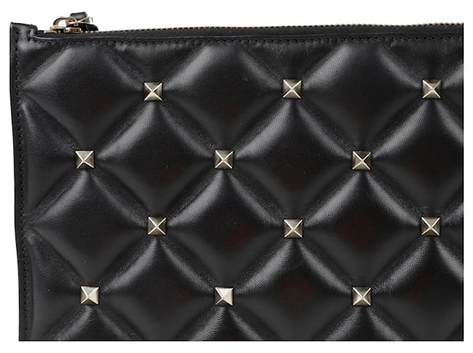 Valentino Garavani Clutch Candy con borchie Nero - vista 4