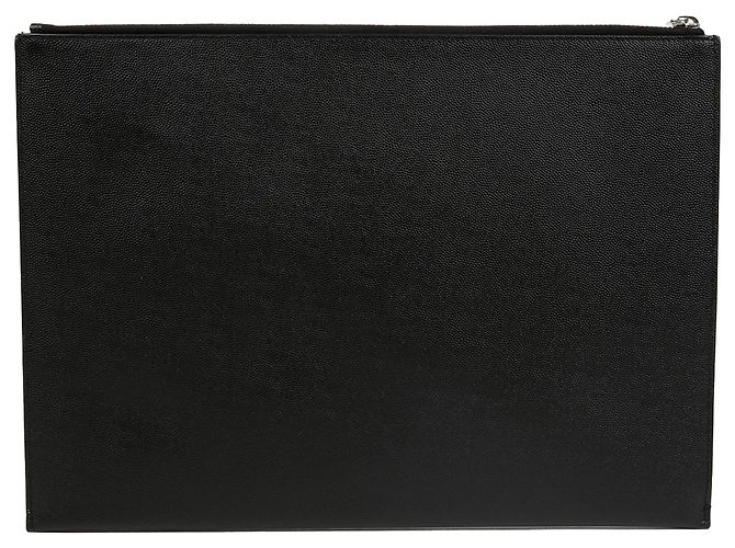 Saint Laurent Clutch Grande Classica Argento Metallico - vista 2