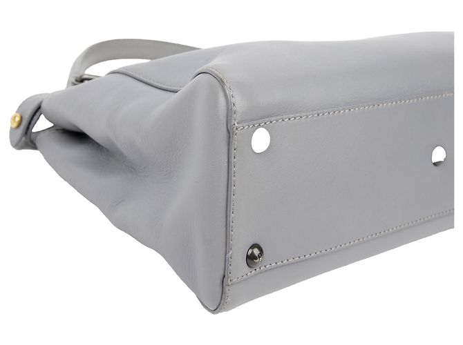 Fendi Borsa Tote Peekaboo Medium a tracolla Grigio - vista 10