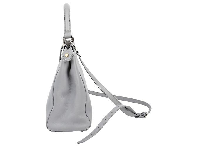 Fendi Borsa Tote Peekaboo Medium a tracolla Grigio - vista 6