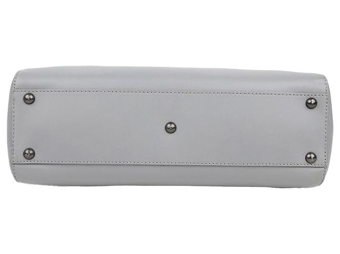 Fendi Borsa Tote Peekaboo Medium a tracolla Grigio - vista 9