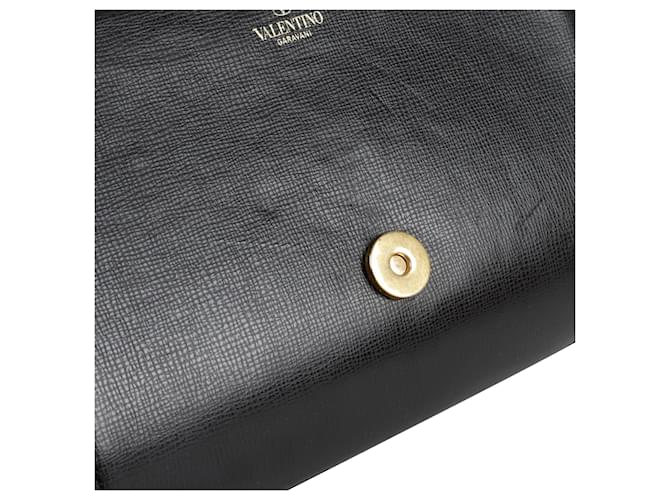 Valentino Garavani Borsa a tracolla con logo e borchie Nero - vista 9