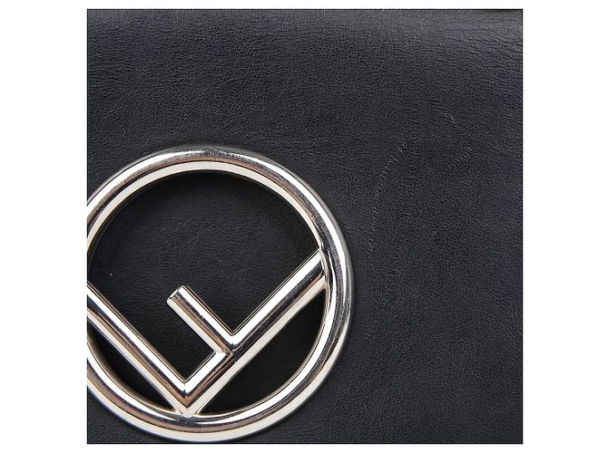 Fendi Kleiner Kan Eye Schultertaschen-Crossbody-Bag Schwarz - Ansicht 3