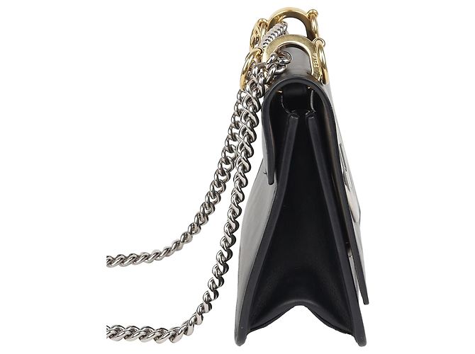 Fendi Kleiner Kan Eye Schultertaschen-Crossbody-Bag Schwarz - Ansicht 6
