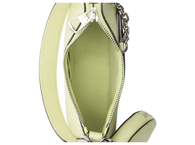 Borsa a tracolla Louis Vuitton in pelle Epi Marellini Verde - vista 6