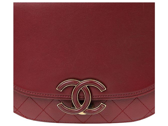 Chanel Borsa a Spalla e Crossbody Coco Curve Rosso - vista 4