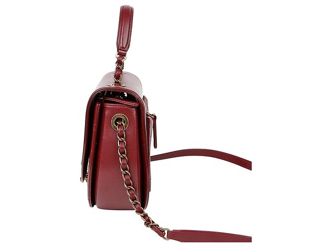 Chanel Borsa a Spalla e Crossbody Coco Curve Rosso - vista 6