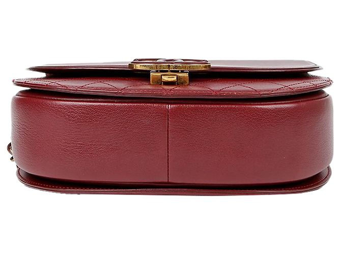 Chanel Borsa a Spalla e Crossbody Coco Curve Rosso - vista 7