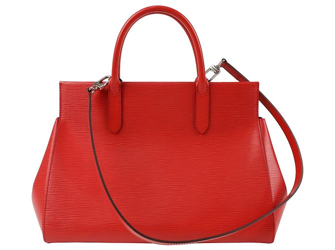 Louis Vuitton Mali Mm Tote Schultertasche Rot - Ansicht 4