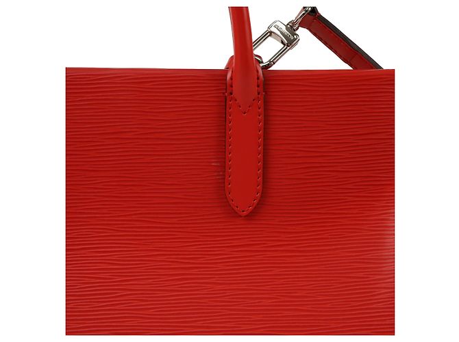 Louis Vuitton Mali Mm Tote Schultertasche Rot - Ansicht 5