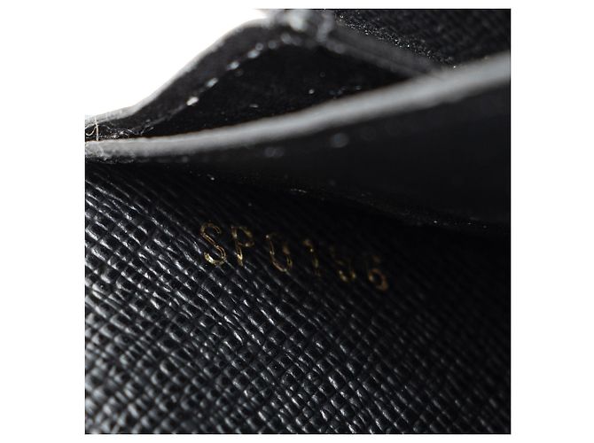 Portafoglio con catena Louis Vuitton Epi Leather Sequin Owl Twist Nero - vista 6