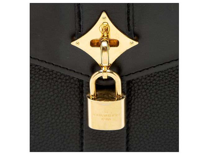 Louis Vuitton Kalbsleder Rose Des Vents MM Top Handle Schwarz - Ansicht 10