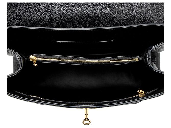 Louis Vuitton Kalbsleder Rose Des Vents MM Top Handle Schwarz - Ansicht 7