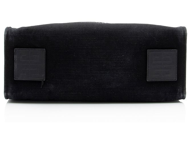 Givenchy Canvas Logo Medium Shopper Tote Black - view 4