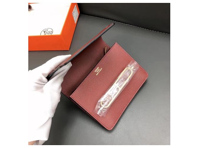 Cartera Hermès Roulis Slim de piel - vista 2