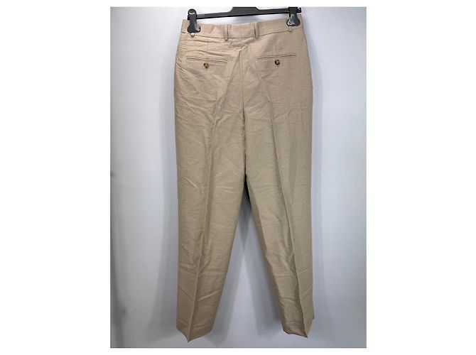 Totême Hose mit Doppelplissee Beige - Ansicht 2