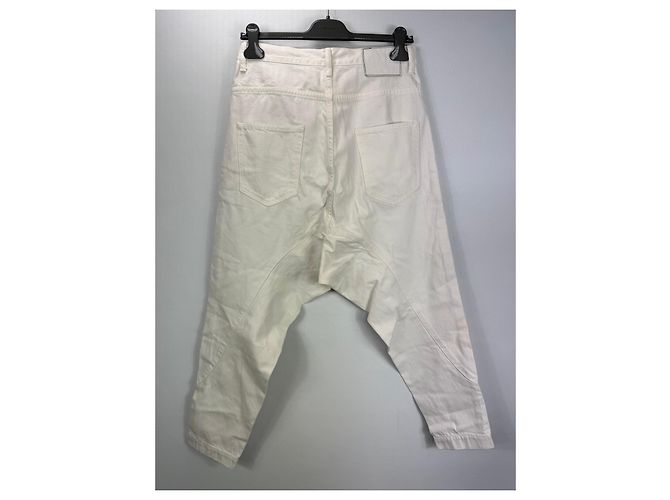 Autre Marque Bassike Jeans Super Lo Slung Blancos - vista 2