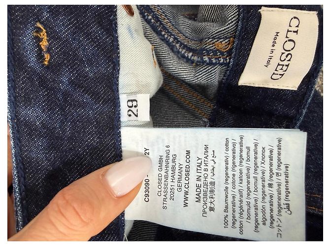 Closed Denim-Maxirock Dunkelblau - Ansicht 4