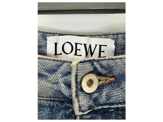 Jeans a gamba larga Loewe Blu - vista 4
