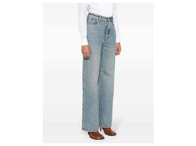 Jeans a gamba larga Loewe Blu - vista 5