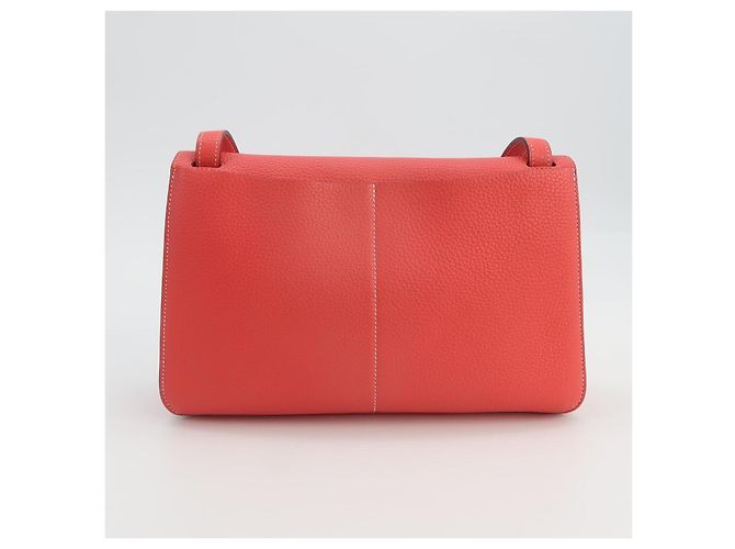 Hermès Halzan 31 Bolso de piel - Rojo Roja - vista 6