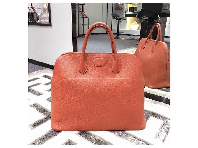 Borsa Hermès Bolide 45 Love Sport - Arancio Rosso - vista 2