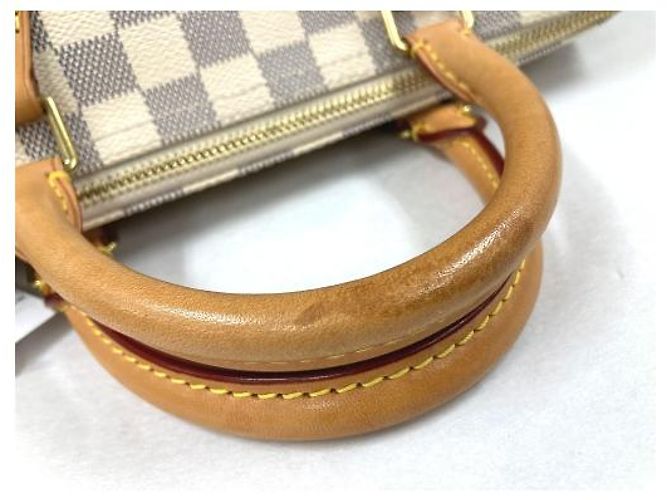 Borsa Louis Vuitton Speedy Damier 30 Bianco - vista 3