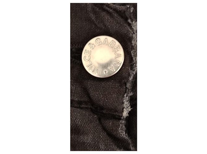 Dolce & Gabbana Leinenhose Schwarz - Ansicht 5
