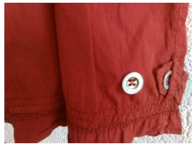 Dolce & Gabbana Pantalón Cargo de Algodón Rojo Roja - vista 6