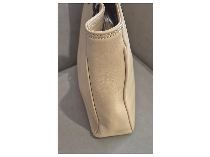 Lancel Borsa Tote in Pelle Beige - vista 4