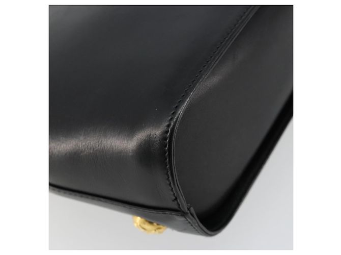 Borsa a Spalla Salvatore Ferragamo in Pelle Nera e Oro Auth kk677 Nero D'oro - vista 16