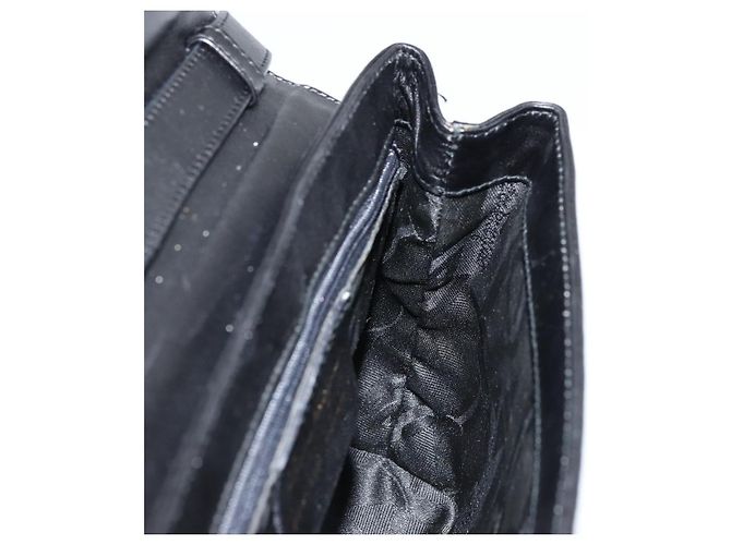 Borsa a Spalla Salvatore Ferragamo in Pelle Nera e Oro Auth kk677 Nero D'oro - vista 18