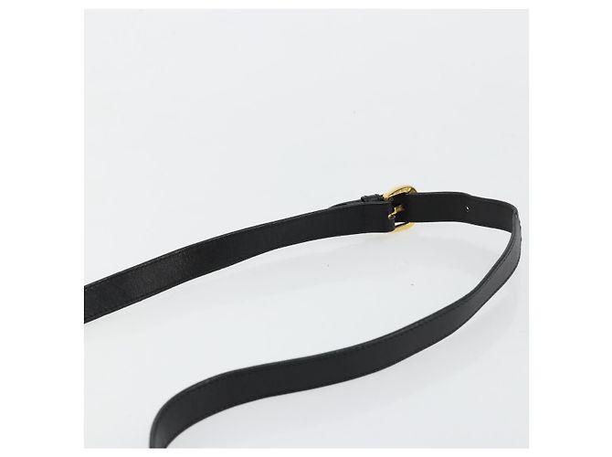 Borsa a Spalla Salvatore Ferragamo in Pelle Nera e Oro Auth kk677 Nero D'oro - vista 8