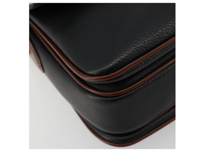 Borsa a Spalla BALLY in Pelle Nera e Oro Auth 177531A Nero D'oro - vista 14