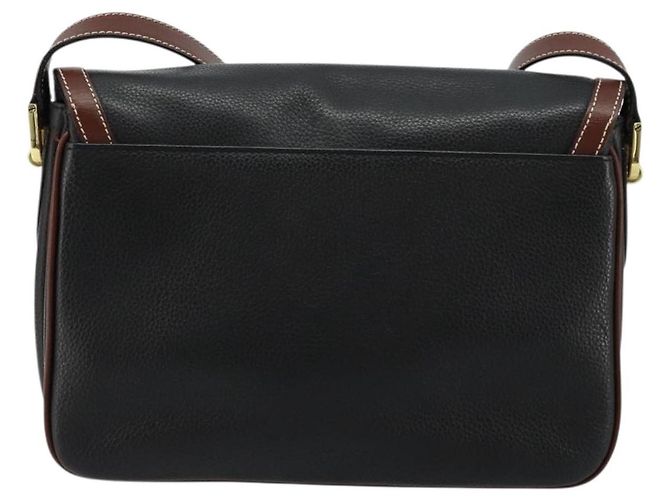Borsa a Spalla BALLY in Pelle Nera e Oro Auth 177531A Nero D'oro - vista 2