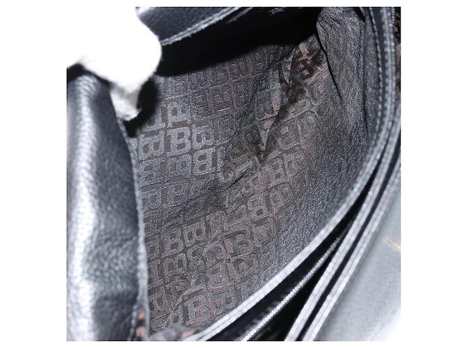 Borsa a Spalla BALLY in Pelle Nera e Oro Auth 177531A Nero D'oro - vista 23