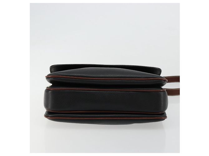 Borsa a Spalla BALLY in Pelle Nera e Oro Auth 177531A Nero D'oro - vista 5