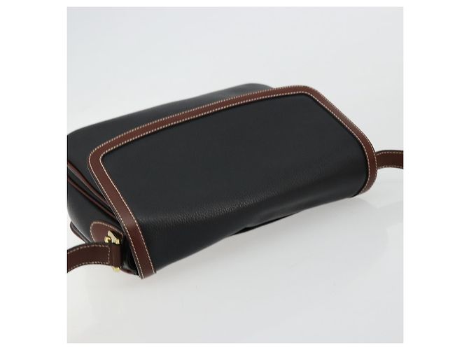 Borsa a Spalla BALLY in Pelle Nera e Oro Auth 177531A Nero D'oro - vista 6
