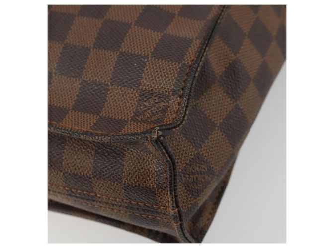 LOUIS VUITTON Damier Ebene Sac Plat Hand Bag N51140 LV Auth BA12381 - vista 16