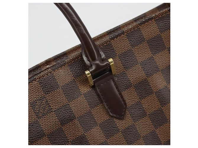 LOUIS VUITTON Damier Ebene Sac Plat Hand Bag N51140 LV Auth BA12381 - vista 18