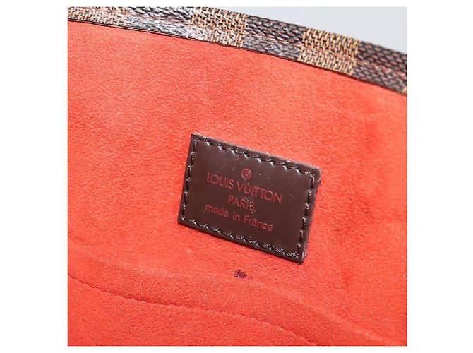 LOUIS VUITTON Damier Ebene Sac Plat Hand Bag N51140 LV Auth BA12381 - vista 19