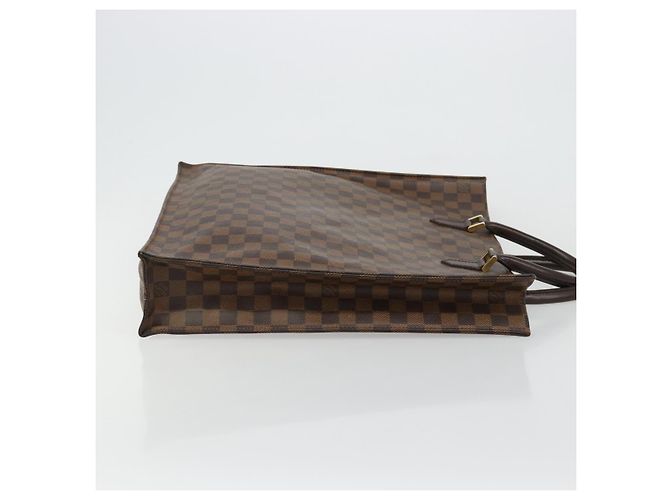 LOUIS VUITTON Damier Ebene Sac Plat Hand Bag N51140 LV Auth BA12381 - vista 3