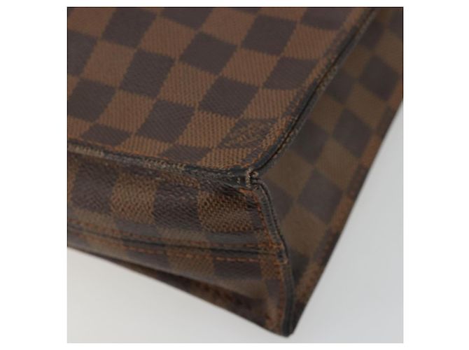 LOUIS VUITTON Damier Ebene Sac Plat Hand Bag N51140 LV Auth BA12381 - vista 8